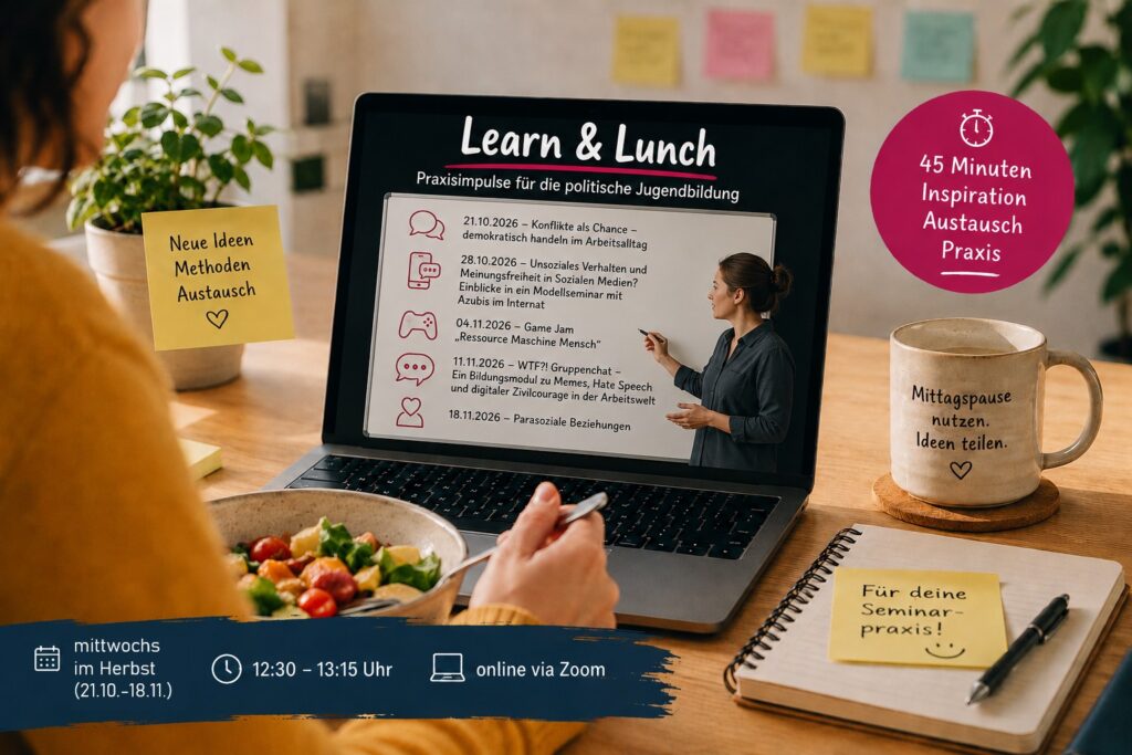 Learn & Lunch: Unsoziales Verhalten und Meinungsfreiheit in Sozialen Medien? Einblicke in ein Modellseminar mit Azubis im Internat